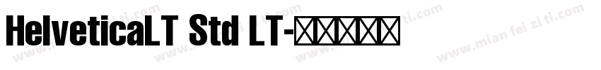 HelveticaLT Std LT字体转换